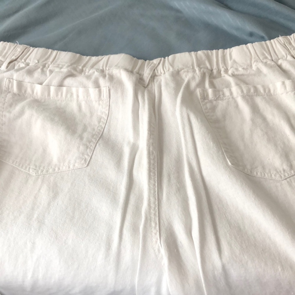 White Linen pants - Picture 2 of 5